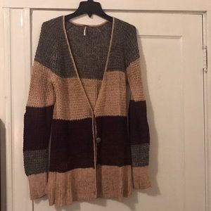 Free people multi colored sweater